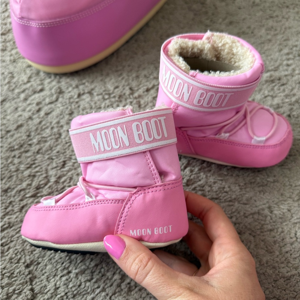Moon Boot Kids Fuchsia Winter Boots